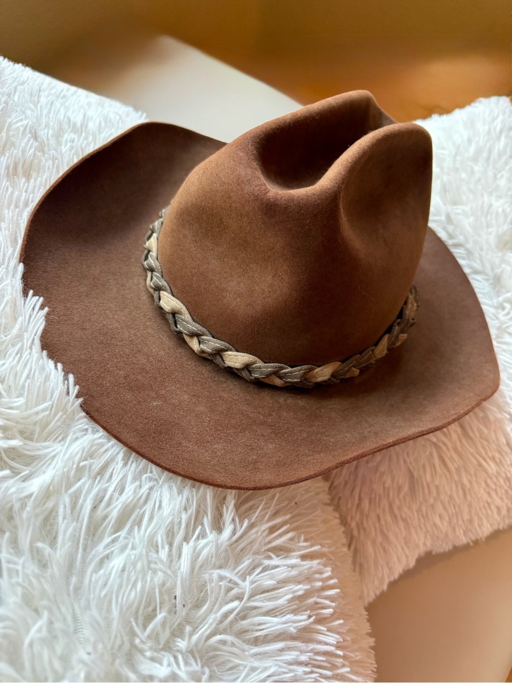Rare 3X Beaver Felt Stetson Knotts Berry Farm Ghost Town men’s Western Hat 7 1/2